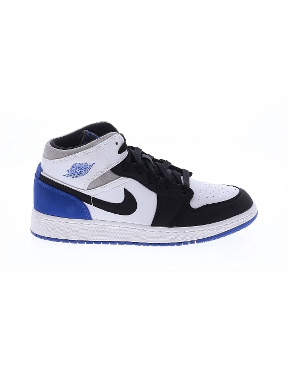 Nike Air Jordan 1 Se GS Royal Black Toe Suede Sneakers Shoes NEW